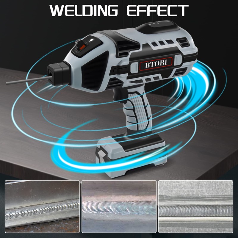 Welding Machine,Portable ARC Welder Machine Gun,IGBT Standing Handheld Welding Machine,