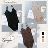 ZENYA Women Shapewear Bodysuit Tummy Control Seamless Sculpting Adjustable Straps