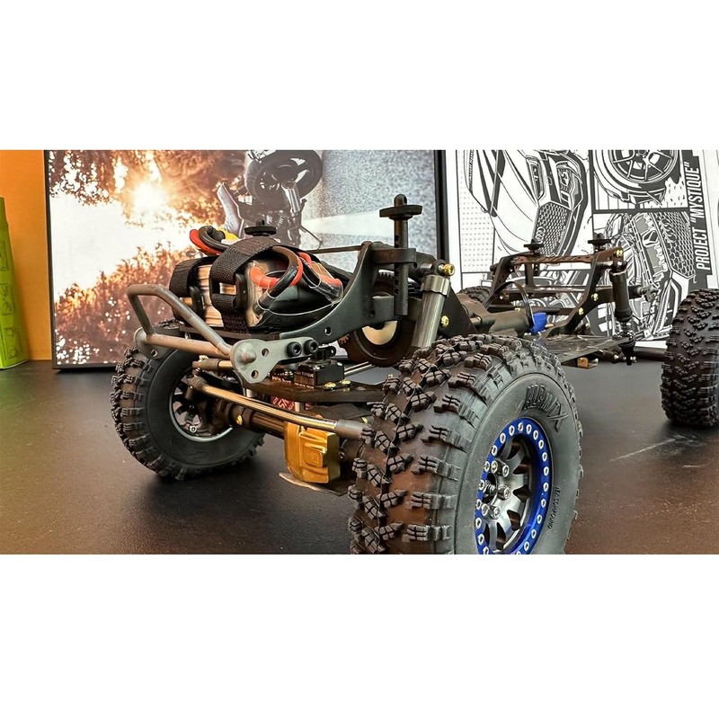 Ultra Hard Titanium Alloy 1/10 RC Crawler Bumper Front Bumper