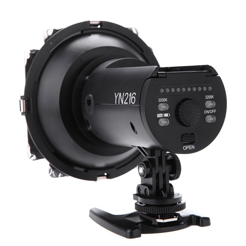 YONGNUO YN216 3200K-5500K LED Video Light Camera Shoot with 4