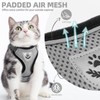 PUPTECK Cat Harness and Lead Set Escape Proof Reflective Cat