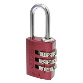 Japan Lock Service ABUS Variable Padlock 145 20 mm Red