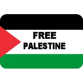 Free Palestine Gaza Freedom Rectangle Fridge Magnet Fantastic Souvenir