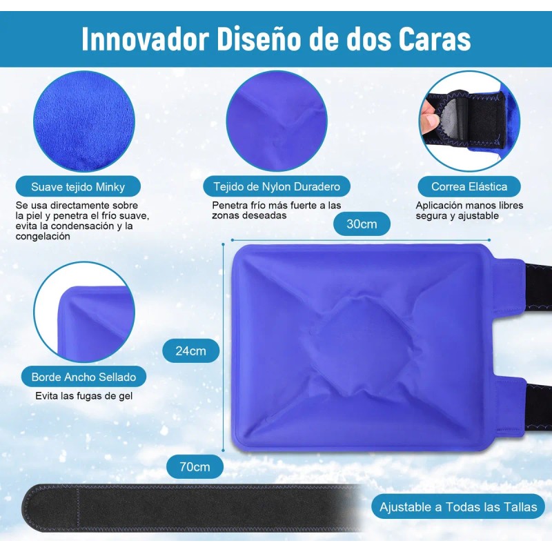 Compresa Fria Rodilla Compresas De Gel Frío Calor Para Dolor