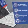 Yeardera Heavy Duty Construction Adhesive, 7.4 Ounce Cement Glue Squeeze
