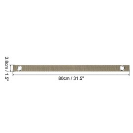 PATIKIL 31.5 Inch Tree Straps for Staking, 3 Pack Tree Support Stakes, Tree Straightening Ties for Newly Planted Straight, Tan