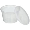 Deli Food Storage Containers with Lids, 16 Ounce (48 Count)