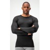 DEVOPS 2 Pack Men's Thermal Long Sleeve Compression Shirts (2X-Large,