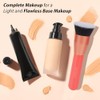 Daubigny Brocha Base Maquillaje Diámetro Superior Líquido Prémium Plana Profesional