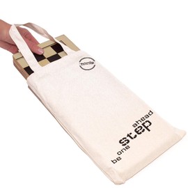 Big Game Hunters Portable Wooden Chess Set - Pine Folding Board 30 x 30 - Superior Pieces with Protective Base Pads