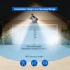 MOLEBIT Solar Outdoor Spotlights, 1400-Lumens Bright 36 LED Motion Sensor