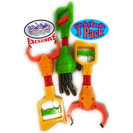 Mɑtty's Toy Stop Deluxe 12" Galaxy Grabber, Robot Hand & Robot Claw Gift Set Bundle - 3 Pack