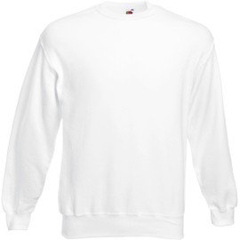 Fruit of the Loom sweatshirt set S M L XL XXL. - White, size: m