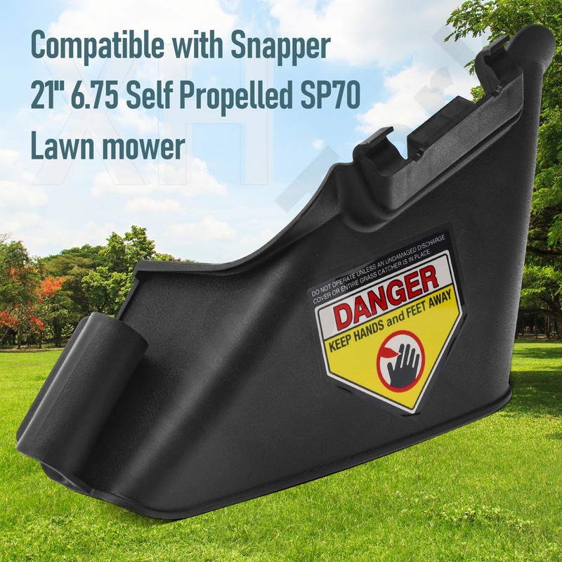 Side Discharge Chute Compatible with S-napper 21" Lawn mower, Fits