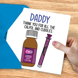 Fathers Day Card Funny Father's Day Daddy Cards For New Daddy 1st Father's Day Daddy Cards From Son Daughter Toddlers Baby
