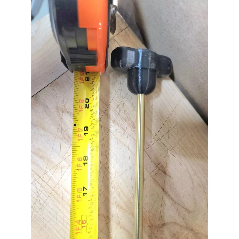 3DPRINTSKI BRASS SQUIB ROD PCC LENGTH. 30cal/ 9mm solid brass