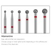 Difenni Cuticle Drill Bit,Nail Drill Bits Flame Cuticle Clean Drill