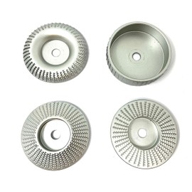 Wellerwerkzeuge 4pcs 76 x 10 mm Silicon Carbide Rasp Discs for Mini Angle Grinders