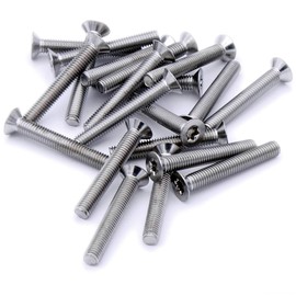 M5 (5mm x 30mm) TX Socket Countersunk Machine Screw (Bolt) - Stainless Steel (A2) (Pack of 20)