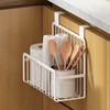 Basket With Hook Grid Storage Basket Hang It Behind A