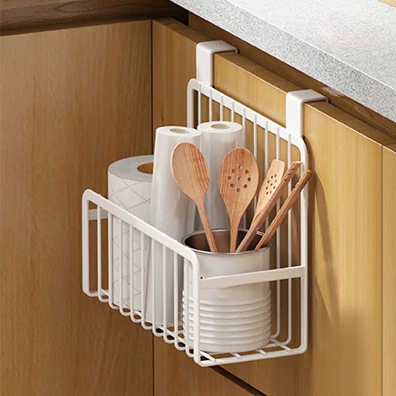Basket With Hook Grid Storage Basket Hang It Behind A