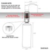 GAGALIFE Kitchen Sink Soap Dispenser with Large Bottle, Built in