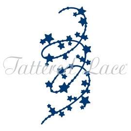 Tattered Lace Twilight Sparkle, Metal, Silver, 8.9 x 3.9 x 0.02 cm