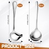 Set of 3 sauce spoons, 20.3 cm and 20 cm