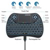 PONYBRO (Newest Version) Backlit Mini Wireless Keyboard with Touchpad Mouse