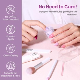 Beetles Dip Powder Nail Kit Starter, 20 Colors Nude Pink Blue Glitter Dipping Powder Set with Base Top Coat Activator for Nail Art Manicure Modern Muse Collection