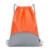Vepudi Waterproof Drawstring Backpack with Zipper Pocket – Lightweight Sackpack