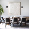 GEPOW Sconces Wall Lighting, 1-Light Black and Faux Wood Wall