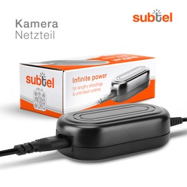 Power supply for Canon Legria Mini X, LEGRIA HF R306, HF R56, HF R57, HF R506, HF R606, VIXIA Mini X, VIXIA HF R52 (CA-110)