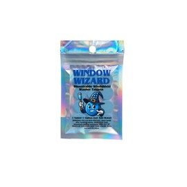 Window Wizard 12 Tablets Car Windshield Washer Fluid Concentrated Tablets Solid Windshield Wiper Tablet for Car Room Kitchen Window Glass Cleaning
