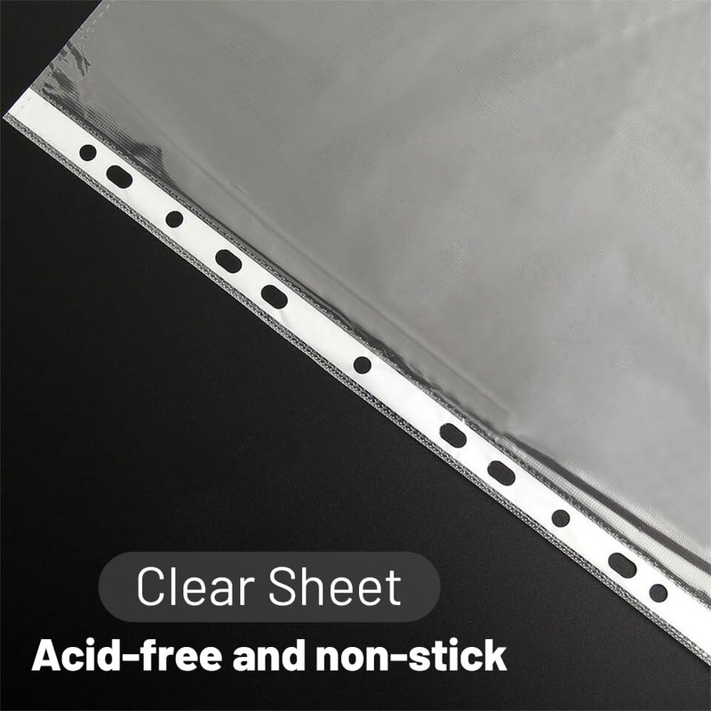 ASPIRE UK 100 Punched Pockets A4 Plastic File Jackets 11