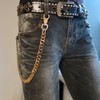newtro Doubleness Layer Wallet Chain Trucker Jean Pants Chain for