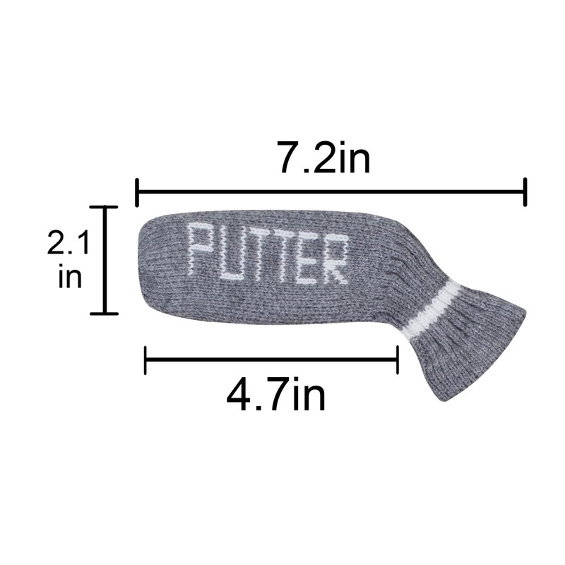 Knit Golf Blade Putter Cover,1 Piece in Pack, Double Layers