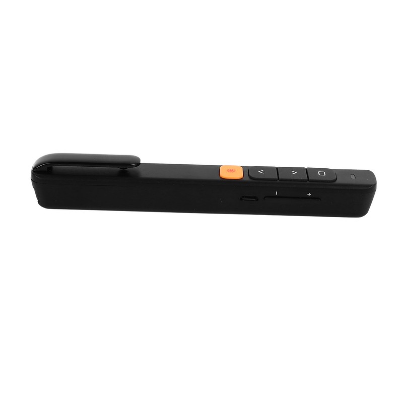 Laser Pointer Black USB Receiver Plug and Play Rechargeable Presentation