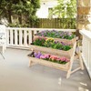 Giantex Raised Garden Bed, Vertical Planter with Storage Shelf, 3