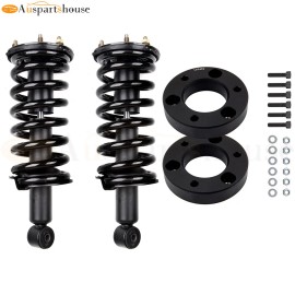 auspartshouse 2" Front For 2004-2015 Nissan Titan Leveling Lift Kit & Complete Struts Shock