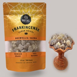 Frankincense Resins Boswellia Sacra Frankincense Incense Chruch Incense Olibanum Gum Bulk Luban 3.5 Ounce (100 Grams)