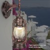 111-240V Retro Style Sconce Light Antique Iron Wall Lamp Fixture