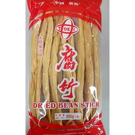 Chinese Famous Bamboo (Dried Yuba) 7.1 oz (200 g), Delicious Mouth, Rich Nutrition