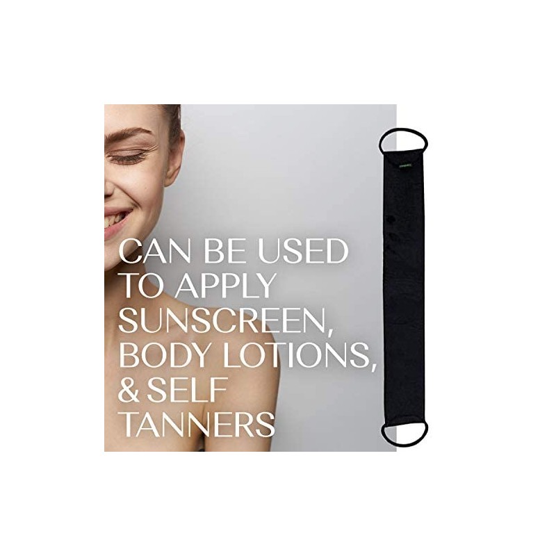 Skinerals Microfiber Back Applicator Mitt Band, Back Self Tanner and