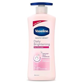 Vaseline Healthy Bright, Daily Brightening Daily Moisturizer, 600 ml, for Glowing Skin, with Vitamin B3, Visibly Radiant Skin in 2 Weeks, Lightweight, Non-sticky, Non-Oily Body Lotion, for Dry Skin