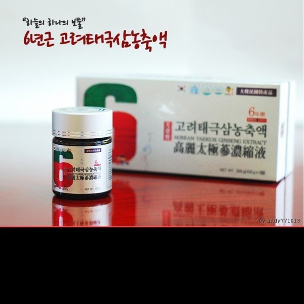 Taegeuk Ginseng Concentrate 6-year-old Cheonilbo 100 300g including Lunar New Year gift shopping bag / 태극삼농축액 6년근 설선물쇼핑백포함 천일보 100  300g