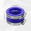 ACROPIX 40mm ID Rubber Blue Motorcycle Carburetor Adapter Inlet Intake