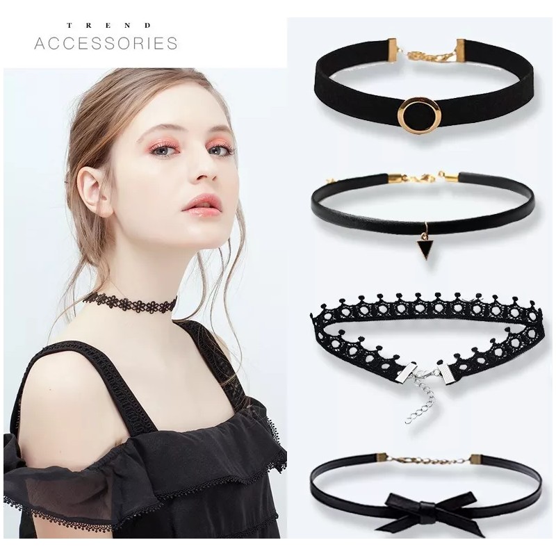 Dolores 15pcs Collar Choker Gargantilla Moda Joyería Mujer Cadenas