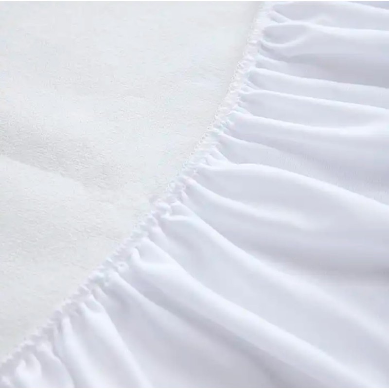 100% Waterproof Mattress Protector Anti-mite Microfiber Fitted Mattress Cover -