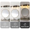 Bathroom Vanity Light Fixtures 4 Lights, Wooden Farmhouse Vanity Lights